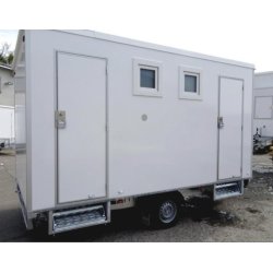 Badmobil med 2 separate badev�relser