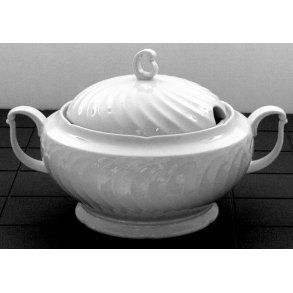 Terrin 3 ltr. hvid porcel�n