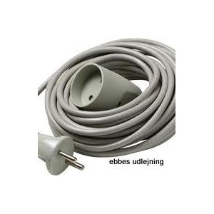 Forl�ngerledning m/jord f/kaffemaskine