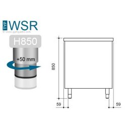 Udlejning af varmeskab 1,2m, max 7 dage