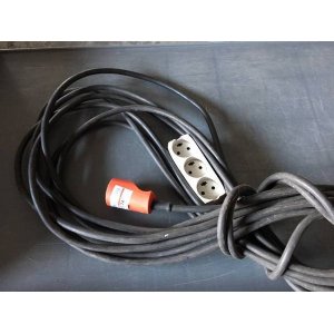 Forl�ngerledning u/jord 10 m 3 udtag