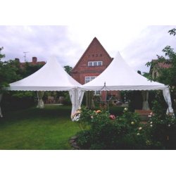 Pagoder/Toptelte - hvid m/vinduer