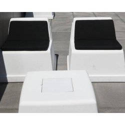 Hynde til Laze stol m/ryg, sort