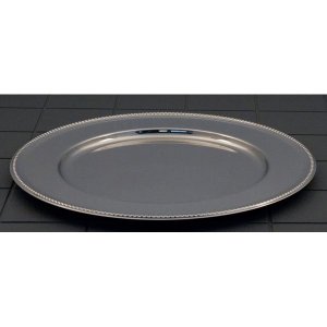 D�kketallerken s�lv Elegant 30,5cm, inkl. reng�ring