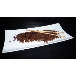 Tallerken Buet, hvid 35x15 cm inkl. opvask