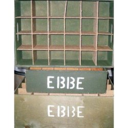 Transport-/opbevarings-kasser til glas TIL SALG