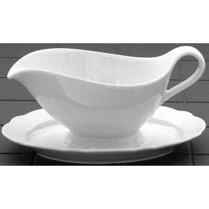 Saucekander hvidt porcel�n