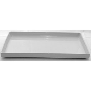 Stegefade hvid Valentina 44x28x4