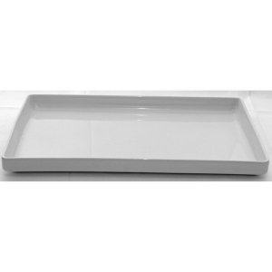 Stegefade hvid Valentina 44x28x4