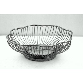 Br�d/frugt kurv s�lv �25cm