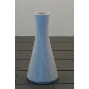 Hvid vase �3,5 H16 cm