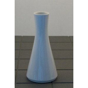 Hvid vase �3,5 H16 cm