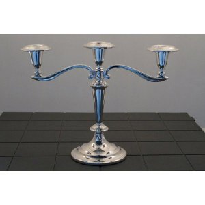 3 arm s�lvlysestage Barok 23cm