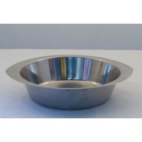 Kartoffelsk�le rustfri st�l  runde m/�rer *