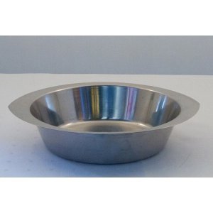 Kartoffelsk�le rustfri st�l  runde m/�rer *