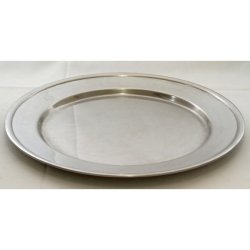 St�lfade runde rustfrfi st�l ca.35cm