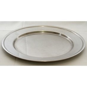 St�lfade runde rustfrfi st�l ca.35cm