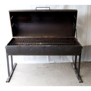 Mestergrill med ben alt-i-en ca 162x70cm