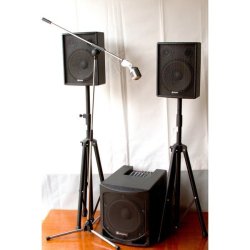H�jtalerudstyr - 2 h�jtalere m/forst�rker