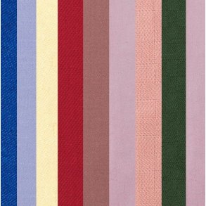 Kul�rte stofduge. Ring for pris og sortiment