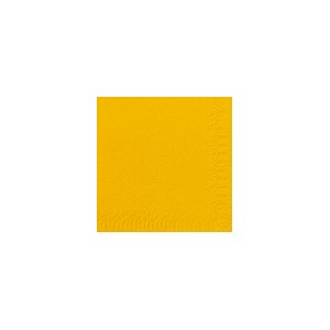 50 stk. Safran gul serviet 40 cm Dunilin