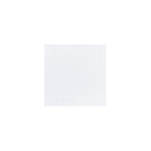 Hvid serviet 33x33cm 3-lags 125 stk