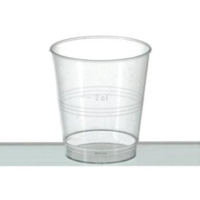 50 stk.snapseglas plast 3 cl