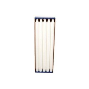 10 stk Kronelys, 35 cm, hvid