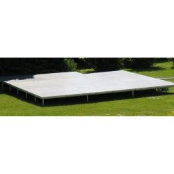 Udlejning af Scene / podie Nivtec 2x1m teleskopben pr. stk.