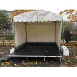 Udlejning af Scene / podie Nivtec 2x1m teleskopben pr. stk.