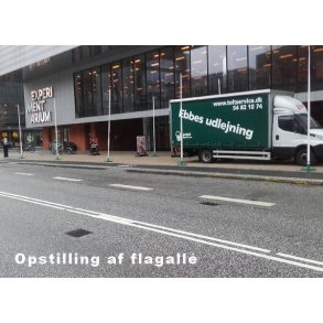 Udlejning af flagstang 4,5m