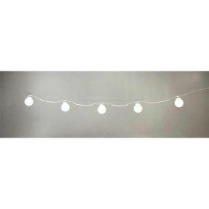 Lysk�de 6m spiralledning hvide kupler