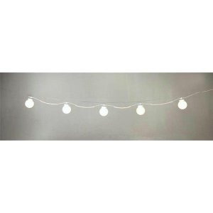 Lysk�de 8 m, spiralledning hvide kupler