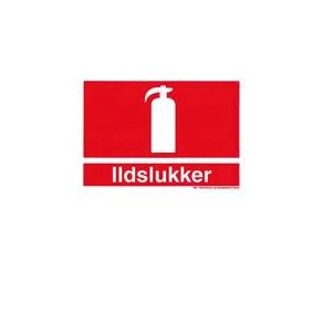 Skilt til Ildslukker