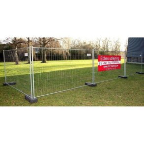 Byggepladshegn - festivalhegn 3,5x2m - 25 stk. - 7 dage