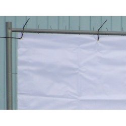 Hvid hegnsdug/afsk�rmning 3,32x1,70