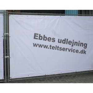 Hvid hegnsdug/afsk�rmning 3,32x1,70