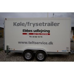 K�le/frysetrailer 6 paller  min. pr. uge