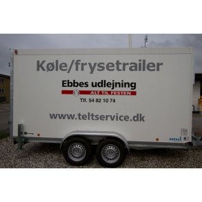 K�le/frysetrailer 6 paller  min. pr. uge