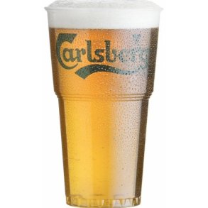 70 stk. plastkrus 0,5l Carlsberg