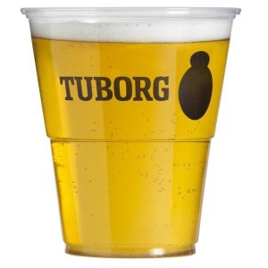 80 stk. plastkrus 0,3l Tuborg