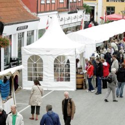 Pagoder/Toptelte - hvid m/vinduer